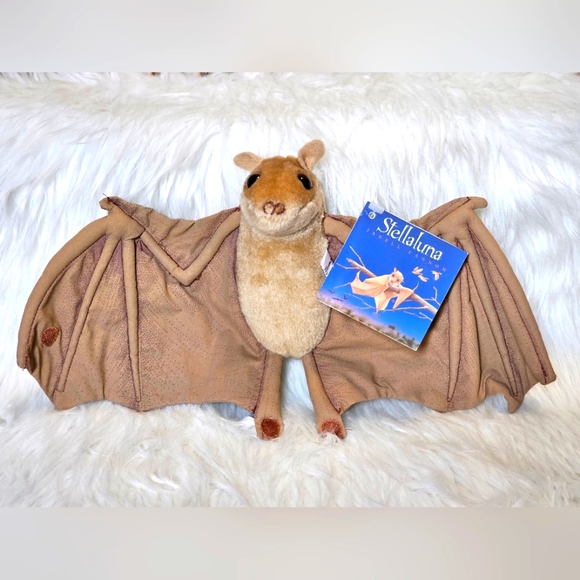 NEW VINTAGE RARE Stellaluna Velcro Wings 1994 Janell Cannon Book Character - Picture 3 of 14